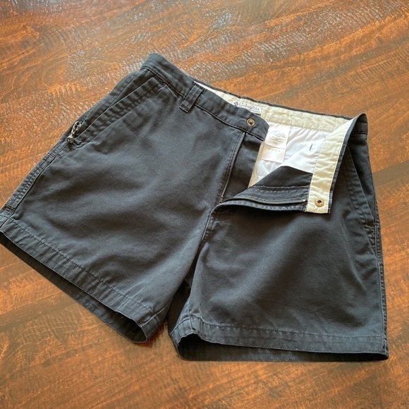 COLUMBIA Stonewashed Granite Hiking Shorts Black Size 12 - Picture 9 of 15